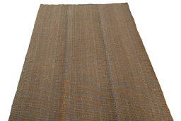 Close-up detail of New Modern Design rug from Iran / Persia showing Wool weave