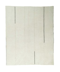 Full view of New Modern Design rug from Iran / Persia, 300 × 254 cm in Beige tones