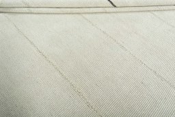 Full view of New Modern Design rug from Iran / Persia, 300 × 254 cm in Beige tones