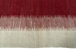 Close-up detail of New Modern Design rug from Turkey showing Wool weave