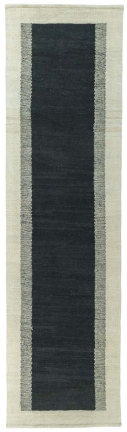 Full view of New Modern Design rug from Turkey, 304 × 83 cm in Gray tones