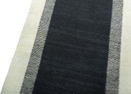 Surface texture of New Modern Design rug with natural Wool and intricate pattern