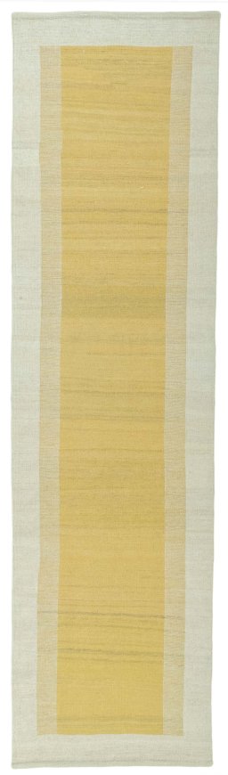 Full view of New Modern Design rug from Turkey, 300 × 81 cm in Yellow tones