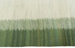Close-up detail of New Modern Design rug from Turkey showing Wool weave