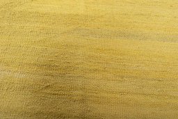 Backside of handmade New Modern Design rug showing knot structure and weave density