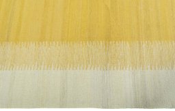 Close-up detail of New Modern Design rug from Turkey showing Wool weave
