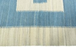 Close-up detail of New Modern Design rug from Turkey showing Wool weave