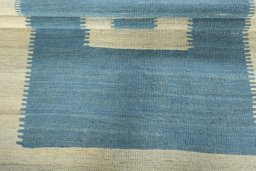 Full view of New Modern Design rug from Turkey, 187 × 120 cm in Blue tones