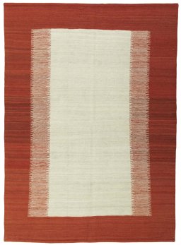 Full view of New Modern Design rug from Turkey, 215 × 155 cm in Red tones