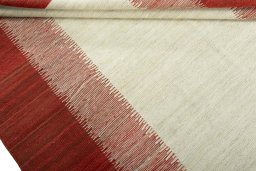 Full view of New Modern Design rug from Turkey, 215 × 155 cm in Red tones