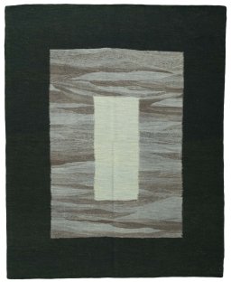 Full view of New Modern Design rug from Turkey, 203 × 162 cm in Gray tones
