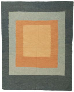Full view of New Modern Design rug from Turkey, 205 × 163 cm in Gray tones