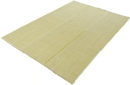 Corner detail of New Modern Design rug showing border pattern and Wool pile