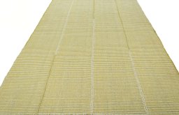 Close-up detail of New Modern Design rug from Turkey showing Wool weave