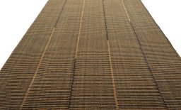 Close-up detail of New Modern Design rug from Turkey showing Wool weave