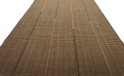 Close-up detail of New Modern Design rug from Turkey showing Wool weave