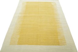 Close-up detail of New Modern Design rug from Turkey showing Wool weave