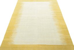 Close-up detail of New Modern Design rug from Turkey showing Wool weave