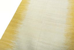 Surface texture of New Modern Design rug with natural Wool and intricate pattern
