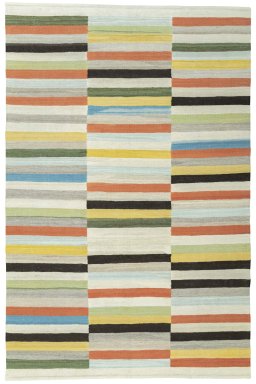 Full view of New Modern Design rug from Turkey, 251 × 165 cm in Multi Color tones
