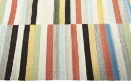 Close-up detail of New Modern Design rug from Turkey showing Wool weave