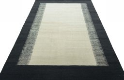 Close-up detail of New Modern Design rug from Turkey showing Wool weave