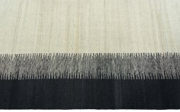 Close-up detail of New Modern Design rug from Turkey showing Wool weave