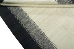 Full view of New Modern Design rug from Turkey, 256 × 176 cm in Gray tones
