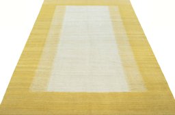 Close-up detail of New Modern Design rug from Turkey showing Wool weave