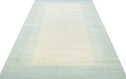Close-up detail of New Modern Design rug from Turkey showing Wool weave