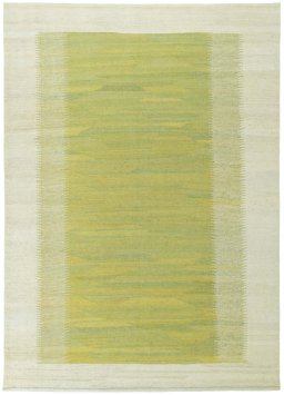 Full view of New Modern Design rug from Turkey, 244 × 175 cm in Green tones