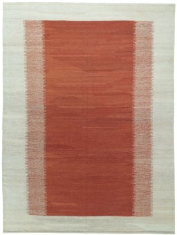 Full view of New Modern Design rug from Turkey, 243 × 180 cm in Red tones
