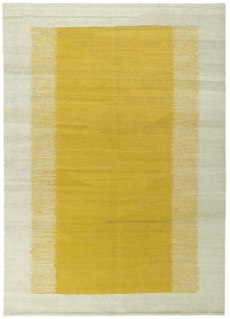 Full view of New Modern Design rug from Turkey, 243 × 173 cm in Yellow tones