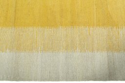 Close-up detail of New Modern Design rug from Turkey showing Wool weave