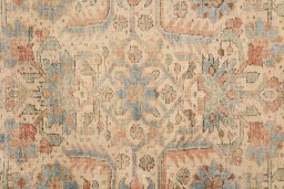 Central medallion detail of 1920s Afshar rug from Iran / Persia