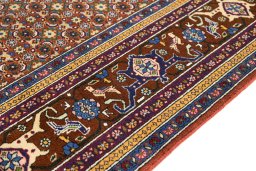 Central medallion detail of 1990s Ardebil rug from Iran / Persia