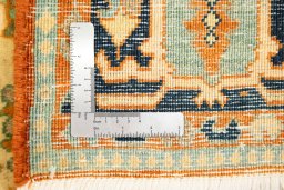 Full view of New Bakhtiar rug from Iran / Persia, 245 × 166 cm in Cream tones