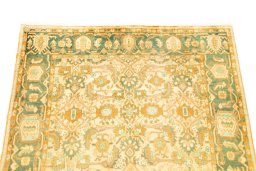 Surface texture of New Bakhtiar rug with natural Wool and intricate pattern