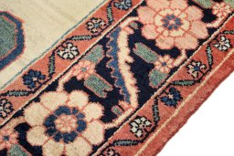 Central medallion detail of New Bakhtiar rug from Iran / Persia