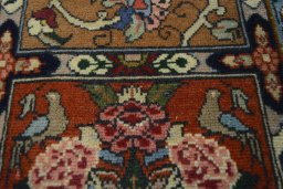 Full view of 2000s Bakhtiar rug from Iran / Persia, 286 × 196 cm in Multi Color tones