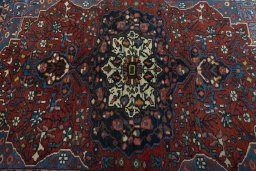 Central medallion detail of 1930s Bakhtiar rug from Iran / Persia