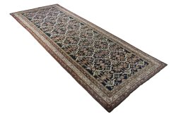 Close-up detail of New Bakhtiar rug from Iran / Persia showing Wool weave