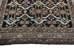 Central medallion detail of New Bakhtiar rug from Iran / Persia