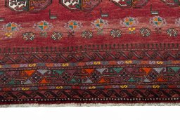 Central medallion detail of 2000s Baloch rug from Iran / Persia