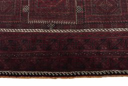 Central medallion detail of 2000s Baloch rug from Iran / Persia