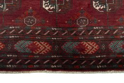 Central medallion detail of 2000s Baloch rug from Iran / Persia