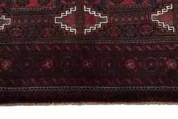 Central medallion detail of 2000s Baloch rug from Iran / Persia