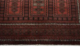 Central medallion detail of 2000s Baloch rug from Iran / Persia