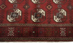 Central medallion detail of 2000s Baloch rug from Iran / Persia