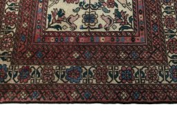 Central medallion detail of 2000s Baloch rug from Iran / Persia